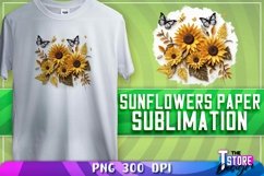 Sunflower Paper Quilling Sublimation |Flower PNG Product Image 1
