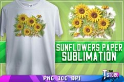 Sunflower Paper Quilling Sublimation |Flower PNG Product Image 1