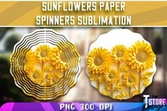 Sunflowers Paper Wind Spinners Sublimation Bundle|Summer v.2 Product Image 5