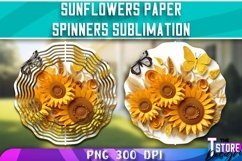 Sunflowers Paper Wind Spinners Sublimation Bundle|Summer v.1 Product Image 6