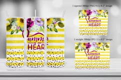Summer in My Heart - Sunflowers 20oz Tumbler Sublimation Product Image 2