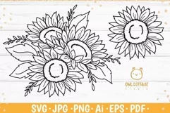 Sunflowers SVG