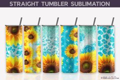 Leopard Sunflowers Tumbler Bundle | Sunflowers Tumbler Wrap Product Image 1