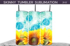 Leopard Sunflowers Tumbler Bundle | Sunflowers Tumbler Wrap Product Image 6