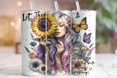 Let Them Motivational Tumbler Wrap, Inspirational Tumbler Product Image 1