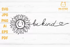 Sunflowers Words Be Kind