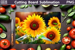Sunflowers Cutting Board | Butterfly Cutting Board Product Image 1