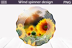 Sunflowers Wind Spinner | Summer Butterfly Wind Spinner Product Image 1