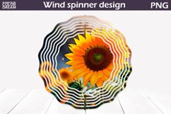 Sunflowers Wind Spinner | Summer Butterfly Wind Spinner Product Image 1