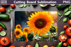 Sunflowers Cutting Board | Butterfly Cutting Board Product Image 1