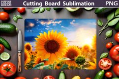 Sunflowers Cutting Board | Butterfly Cutting Board Product Image 1