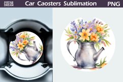 Flowers Car Coaster | Wildflowers Coaster | Car Coaster Product Image 1