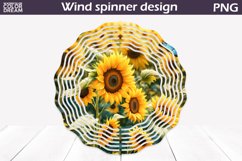 Sunflowers Wind Spinner | Summer Butterfly Wind Spinner Product Image 1