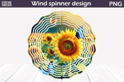 Sunflowers Wind Spinner | Summer Butterfly Wind Spinner Product Image 1