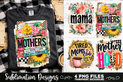Trendy Mama PNG , Retro Collage Mama 4 Designs Sublimation Product Image 9