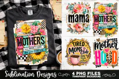 Trendy Mama PNG , Retro Collage Mama 4 Designs Sublimation Product Image 9