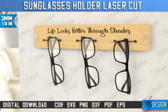 Glasses Holder Laser Cut | Eyeglass Stand |Sunglasses Holder Product Image 1