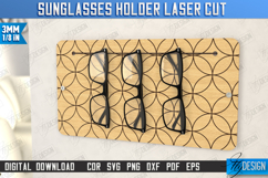 Glasses Holder Laser Cut | Eyeglass Stand |Sunglasses Holder Product Image 1