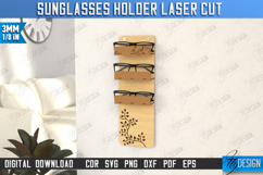Glasses Holder Laser Cut | Eyeglass Stand |Sunglasses Holder Product Image 1