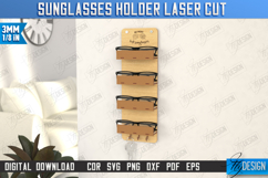 Glasses Holder Laser Cut | Eyeglass Stand |Sunglasses Holder Product Image 1