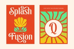 Sunkis Display - Groovy Serif Display Font Product Image 4