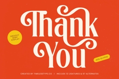 Sunkis Display - Groovy Serif Display Font Product Image 20