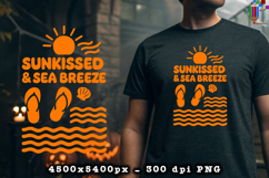 Sunkissed Sea Breeze Summer Beach Design PNG File