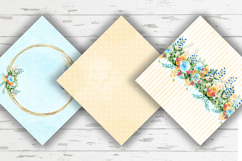 Summer Flowers Digital Paper, Floral Seamless Patterns Product Image 2