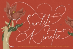 Sunlite Kinetic - Stylish Calligraphy Font Product Image 1