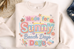 sunny beach days, summer tshirt png, beach vacation png, coastal sublimation, beach lover design, summer vibes png, ocean life png, beach shirt design, tropical summer png, coastal png