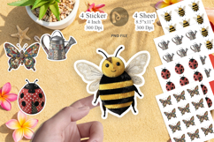 Sunny Meadow Fabric Sticker Product Image 1