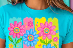 Summer Vibes PNG, Sunny and Sweet Floral Sublimation Design Product Image 2