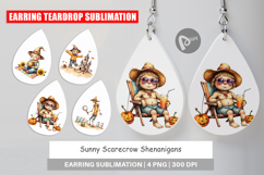 Earring Sunny Scarecrow Fun Product Image 1