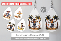 Earring Sunny Scarecrow Fun Product Image 1