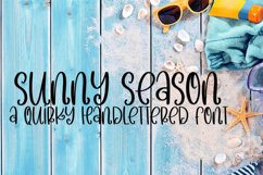 SUNNY SEASON EMBROIDERY FONT Product Image 1