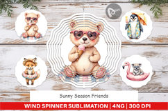 Wind Spinner Sunny Season Friends Product Image 1