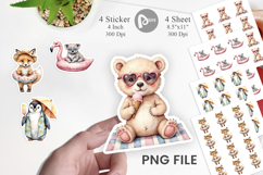 Sunny Season Friends Sticker Product Image 1