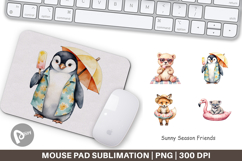 Mouse Pad Sunny Season Friends Product Image 1