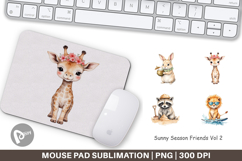 Mouse Pad Sunny Season Friends Product Image 1