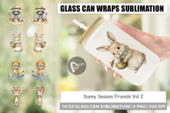 Glass Can Sunny Season Friends Product Image 1
