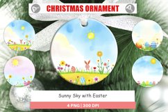 Christmas Ornaments Sunny Sky with Easter Product Image 1