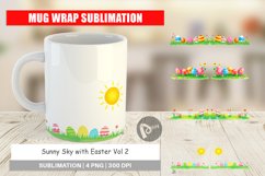 Mug Wrap Design Sunny Sky with Easter Product Image 1