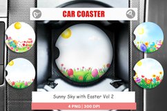 Car Coaster Sunny Sky with Easter Product Image 1