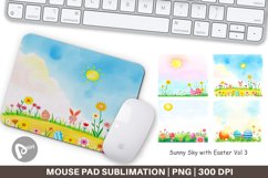 Mouse Pad Sunny Sky with Easter Product Image 1