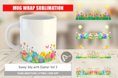 Mug Wrap Design Sunny Sky with Easter Product Image 1