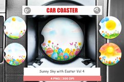 Car Coaster Sunny Sky with Easter Product Image 1