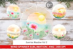 Wind Spinner Sunrise Meadow Product Image 1