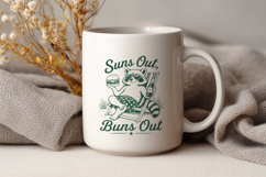 Suns Out Buns Out SVG - Funny Raccoon Summer PNG - BBQ Print Product Image 3