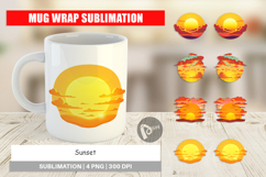 Mug Wrap Sunset Product Image 1
