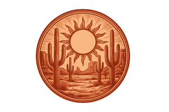 Western Sunset Png| Western Png Product Image 1